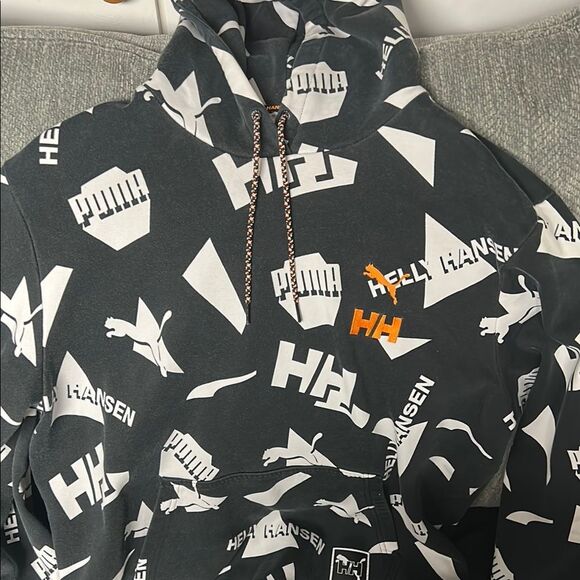 Helly Hansen X Puma Black White Hoodie - Picture 2 of 4